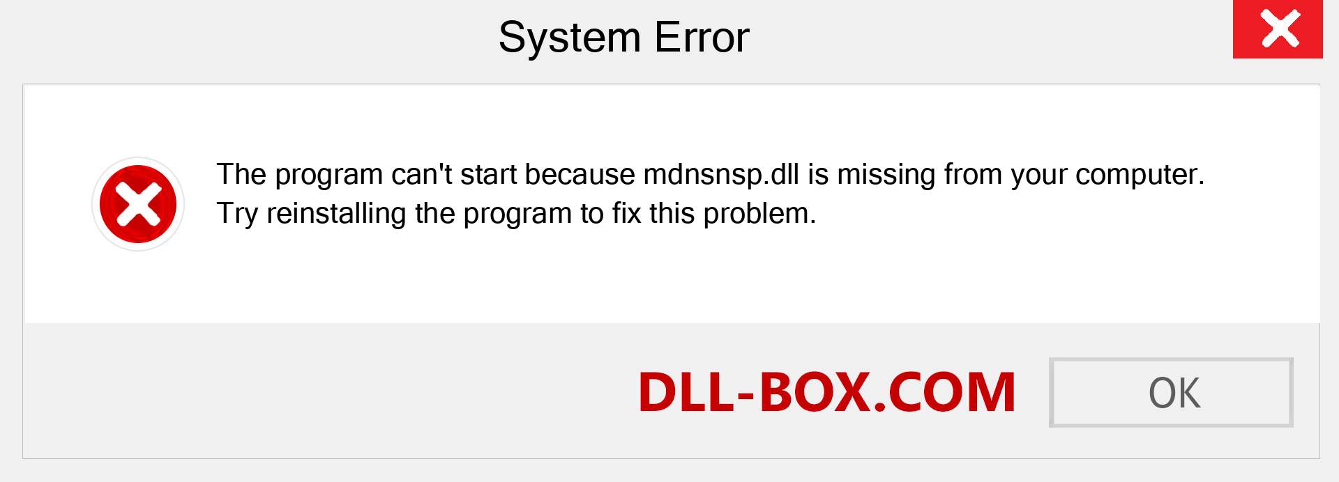  mdnsnsp.dll file is missing?. Download for Windows 7, 8, 10 - Fix  mdnsnsp dll Missing Error on Windows, photos, images